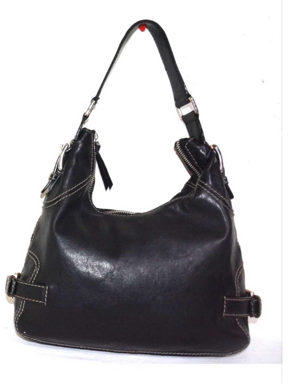 Michael Kors Classic Black Leather Shoulder Bag - Timeless Everyday Style
